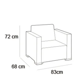 Allibert Loungestoelen California (Set Van 2)