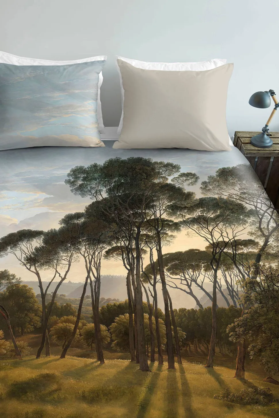 Ambiante Katoensatijnen Dekbedovertrek Lits-Jumeaux Nature (240X220 Cm)