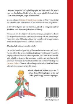 Antoine De Saint-Exupery En Herman Finkers Et Heanige Preenske