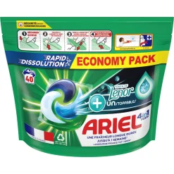 Ariel Pods+ Vloeibaar Wasmiddelcapsules + Touch Van Lenor Unst Color - 3 X 40 Wasbeurten - 120 Wasbeurten