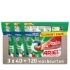 Ariel Pods+ Vloeibaar Wasmiddelcapsules + Ultra Vlekverwijderaar - 3 X 40 Wasbeurten - 120 Wasbeurten