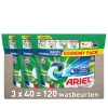 Ariel Pods+ Vloeibaar Wasmiddelcapsules + Actieve Geurbestrijding- 3 X 40 Wasbeurten - 120 Wasbeurten