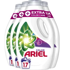 Ariel Vloeibaar Wasmiddel + Extra Kleurverzorging - 4 X 17 Wasbeurten - 68 Wasbeurten