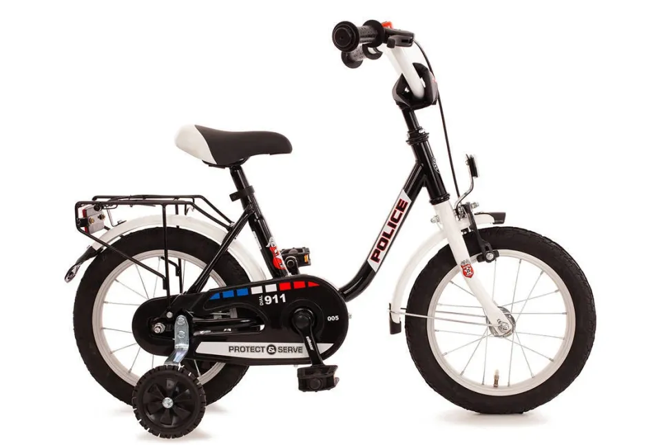 Bachtenkirch Police Kinderfiets 14 Inch Zwart