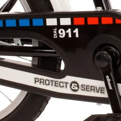 Bachtenkirch Police Kinderfiets 18 Inch Zwart