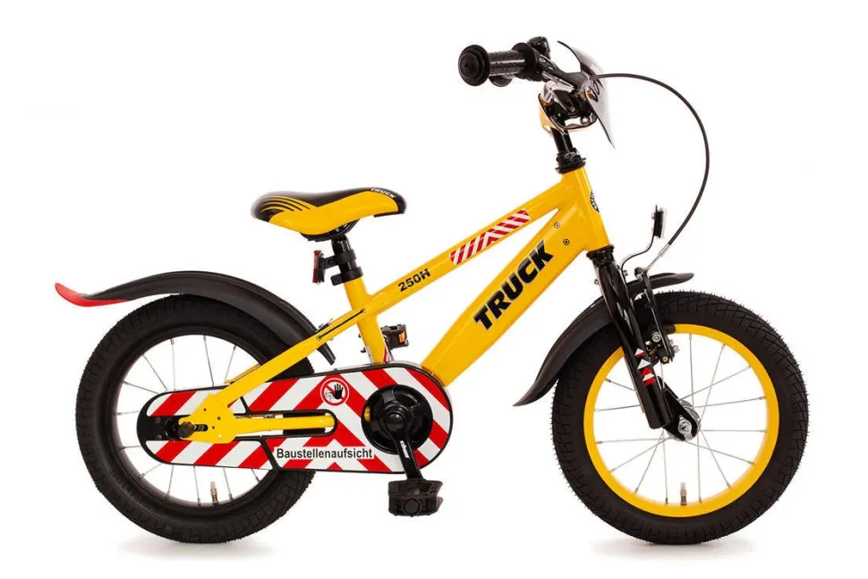 Bachtenkirch Truck Kinderfiets 14 Inch Geel