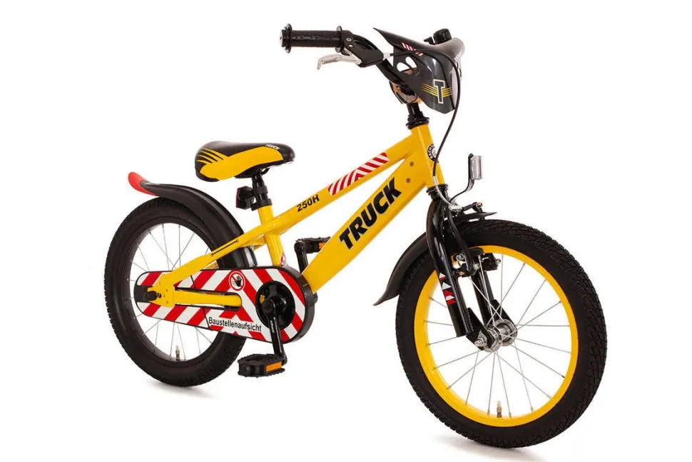 Bachtenkirch Truck Kinderfiets 14 Inch Geel