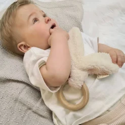 Bambam Eco Friendly Wooden Teething Ring With Ears