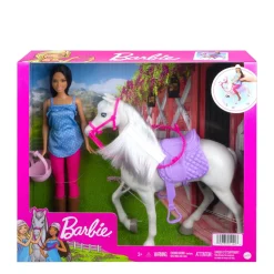 Barbie Basic Horse + Barbie-Pop