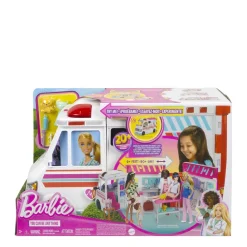 Barbie 2-In-1 Speelset Ambulance En Kliniek