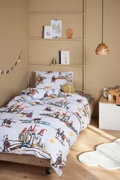 Beddinghouse Katoenen Dekbedovertrek Peuter Good Knights (120X150 Cm)