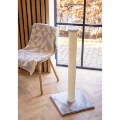 Beeztees Gina - Krabpaal - Grijs - Xl - 40X40X90Cm