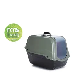Beeztees Kattenbak Romeo Eco Groen/Zwart 57X39X41 Cm