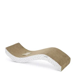 Beeztees Wiva Kartonnen Krabplank 52X21X10 Wit/Bruin