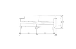 Bepurehome 2,5-Zitsbank Rodeo