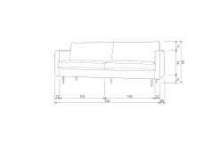 Bepurehome 2,5-Zitsbank Rodeo