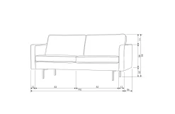 Bepurehome 2-Zitsbank Rodeo