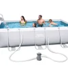 Bestway Power Steel 56441 Frame Zwembad (404X201 Cm) Met Filterpomp