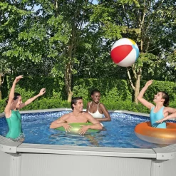 Bestway Zwembad Hydrium Set Inclusief Zandfilter (O360 Cm)