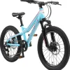 Bikestar Mtb Kinderfiets 20 Inch Wit /Turquiose, 7 Speed