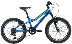 Bikestar Mtb Kinderfiets 20 Inch Blauw /Groen, 7 Speed