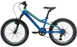 Bikestar Mtb Kinderfiets 20 Inch Blauw /Groen, 7 Speed