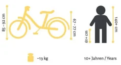 Bikestar Urban Jungle Kinderfiets 24 Inch Zwart