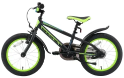 Bikestar Urban Jungle Kinderfiets 16 Inch Zwart /Groen
