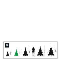 Black Box Trees Verlichte Kerstboom Millington (H155 X O86 Cm)