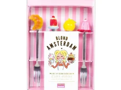 Blond Amsterdam Taartvorkje Even Bijkletsen (Set Van 4)