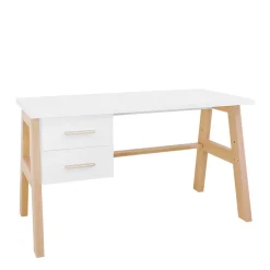 Bopita Bureau Lisa Wit/Naturel