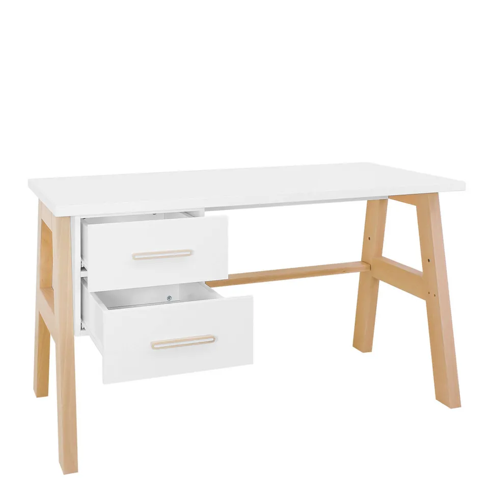 Bopita Bureau Lisa Wit/Naturel