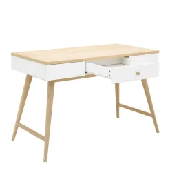 Bopita Bureau Paris Wit/Eiken