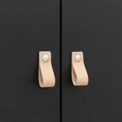 Bopita 2-Deurskast Lucas Mat Zwart/Naturel