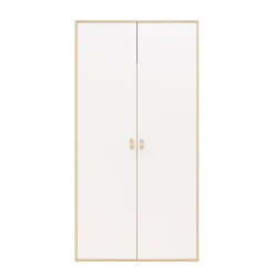 Bopita 2-Deurskast Lucas Wit/Naturel