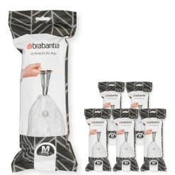 Brabantia Afvalzak Perfectfit (60L) (Set Van 6)