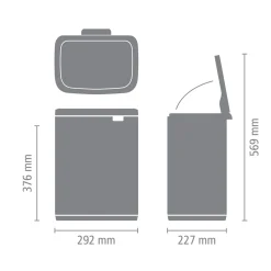 Brabantia Bo Afvalemmer (12L)