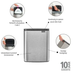 Brabantia Bo Afvalemmer (12L)