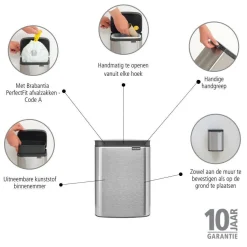 Brabantia Bo Afvalemmer (4L)