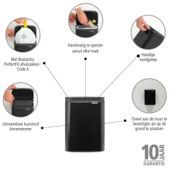 Brabantia Bo Afvalemmer (4L)