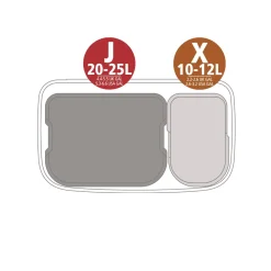 Brabantia Bo Pedaalemmer (23L+11L)