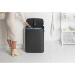 Brabantia Bo Touch Bin Prullenbak (2X30L) (Afvalscheiding)