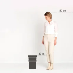 Brabantia Sort & Go Afvalbak (16L)