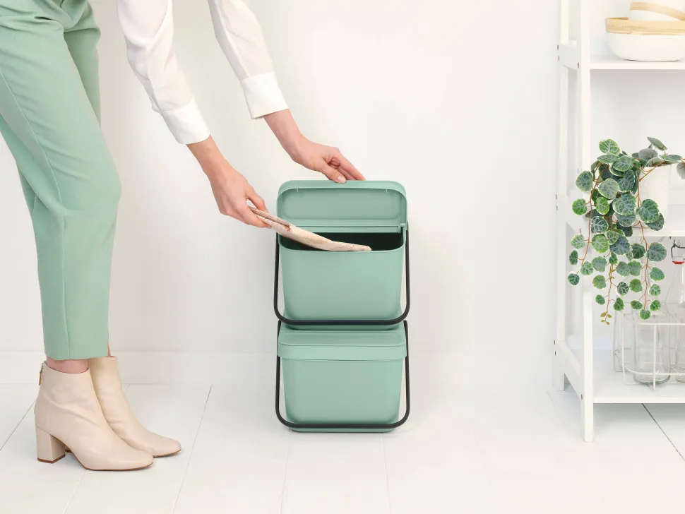 Brabantia Sort & Go Stapelbaar Stapelbare Afvalemmer (20L)