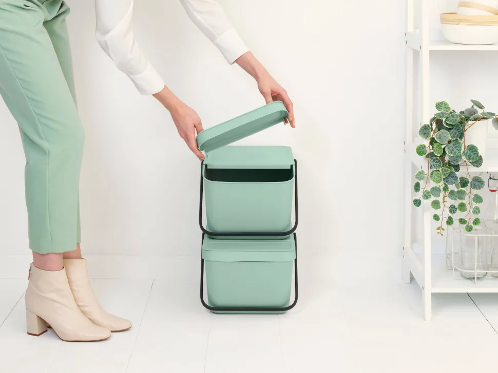 Brabantia Sort & Go Stapelbaar Stapelbare Afvalemmer (20L)