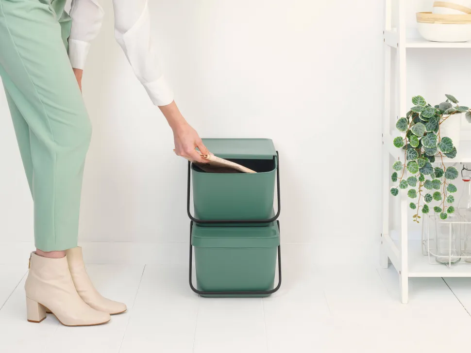 Brabantia Sort & Go Stapelbaar Stapelbare Afvalemmer (20L)