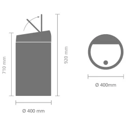 Brabantia Touch Bin Prullenbak (60L)