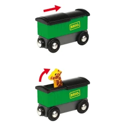 Brio Houten Trein Met Safari Dieren