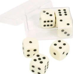 Buffalo 6 Dobbelstenen 16Mm In Doosje Dobbelstenen 16Mm (6 Stuks)