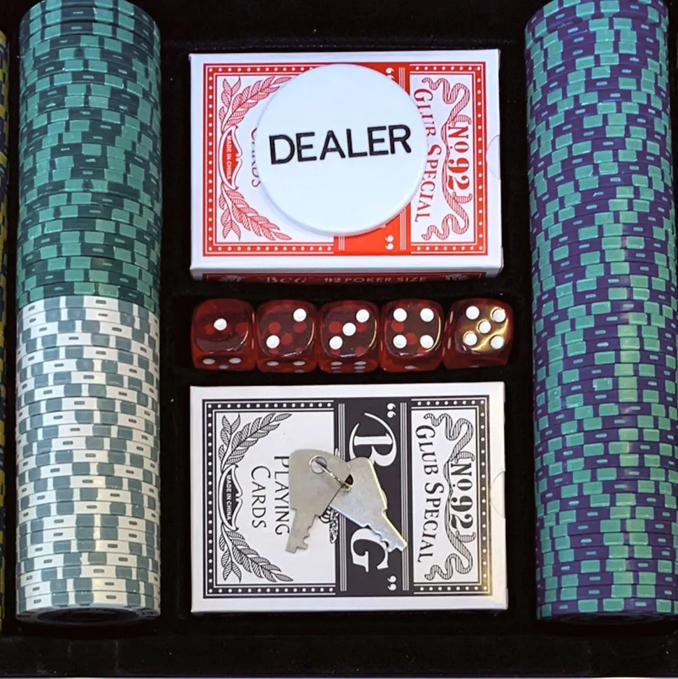 Buffalo Pokerset Koffer Aluminium 200 Chips Pokerset In Aluminium Koffer (200 Chips)